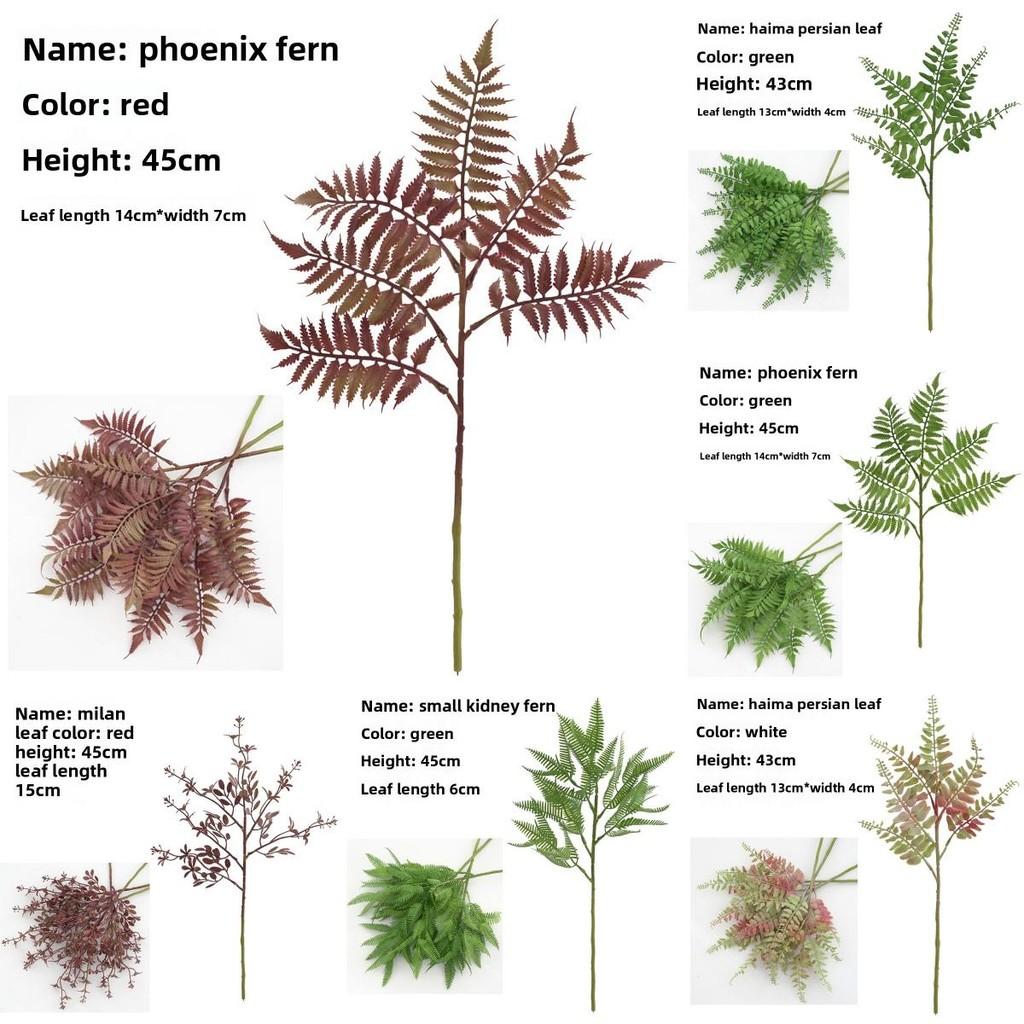 Nephrolepis Plastic Cordifolia Greenery For Home Decor And Prop Photography