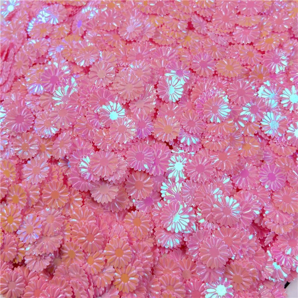 Phone Case Decor Daisy Sequins Glitter Nail Art Slime Fillers Flower Loose Sequins Handmade