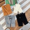 Winter Touchscreen Handschuhe Damen Herren Warm Stretch Strick Fäustlinge Imitatwolle Vollfinger Guantes Häkeln Luvas Verdicken Handschuhe