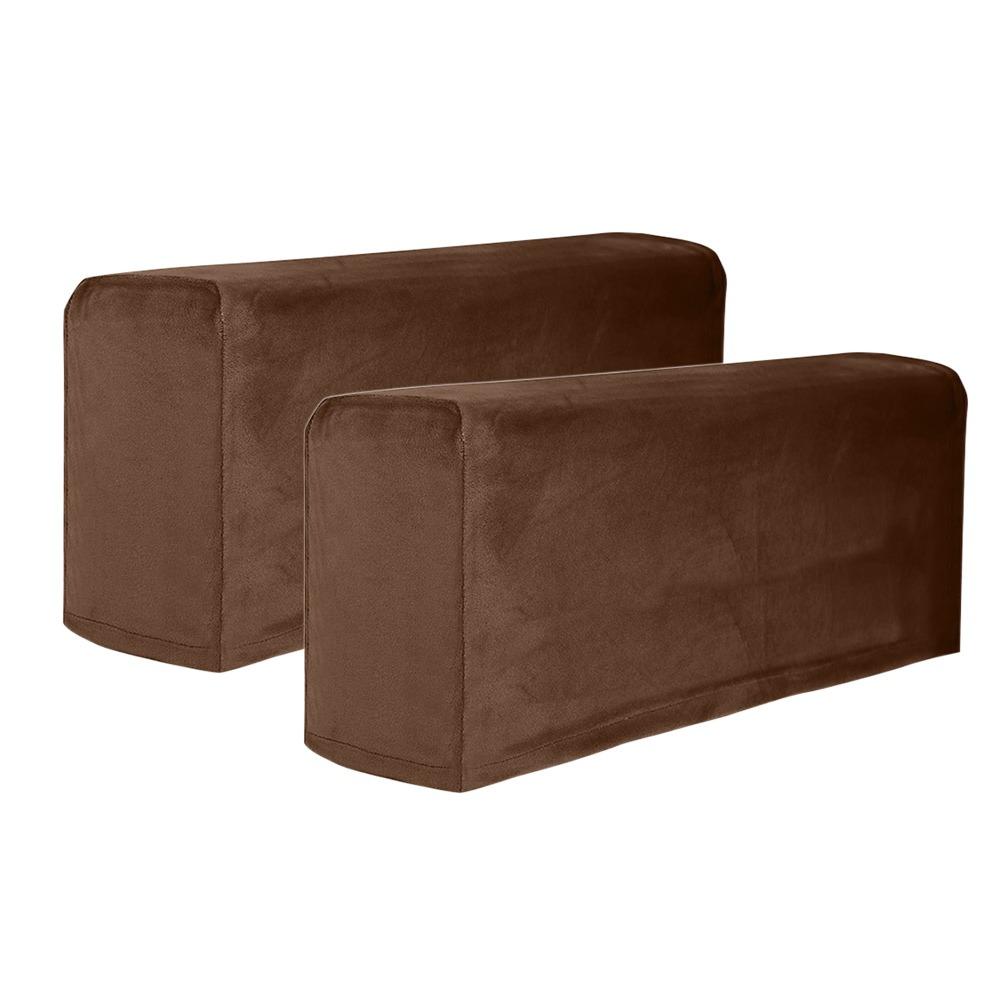 2PCS Furniture Sofa Cover Stretch Couch Arm Protector Gifts Sofa Armrest Covers