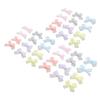 36PCS Bow Shape Pet Hair Bow Handmade Sheer Bow Knot Exquisite Craft Dog Head Flower  Party Decor