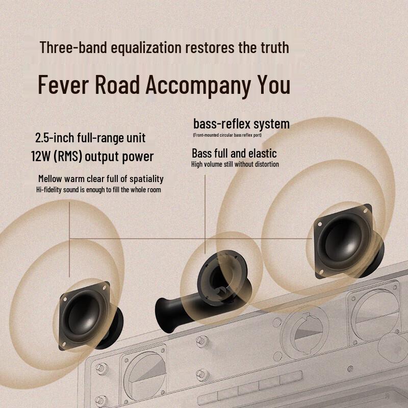 Philips TAV3000B Retro Bluetooth Vinyl Record Player