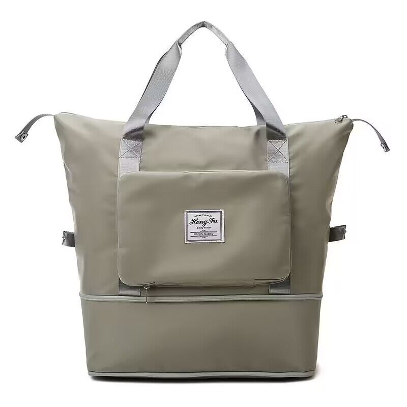 Travel Bag for Women Foldable Handheld Large Capacity Short Distance Travel Luggage Bag Storage Bag for Delivery Swimming Yoga Fitness Bag