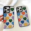 Mirror Phone Case for iPhone 15 11 13 14 for 15 16 Pro Max 12 13 16 Pro Cloud Flower and Animal Cute Style Phone Case