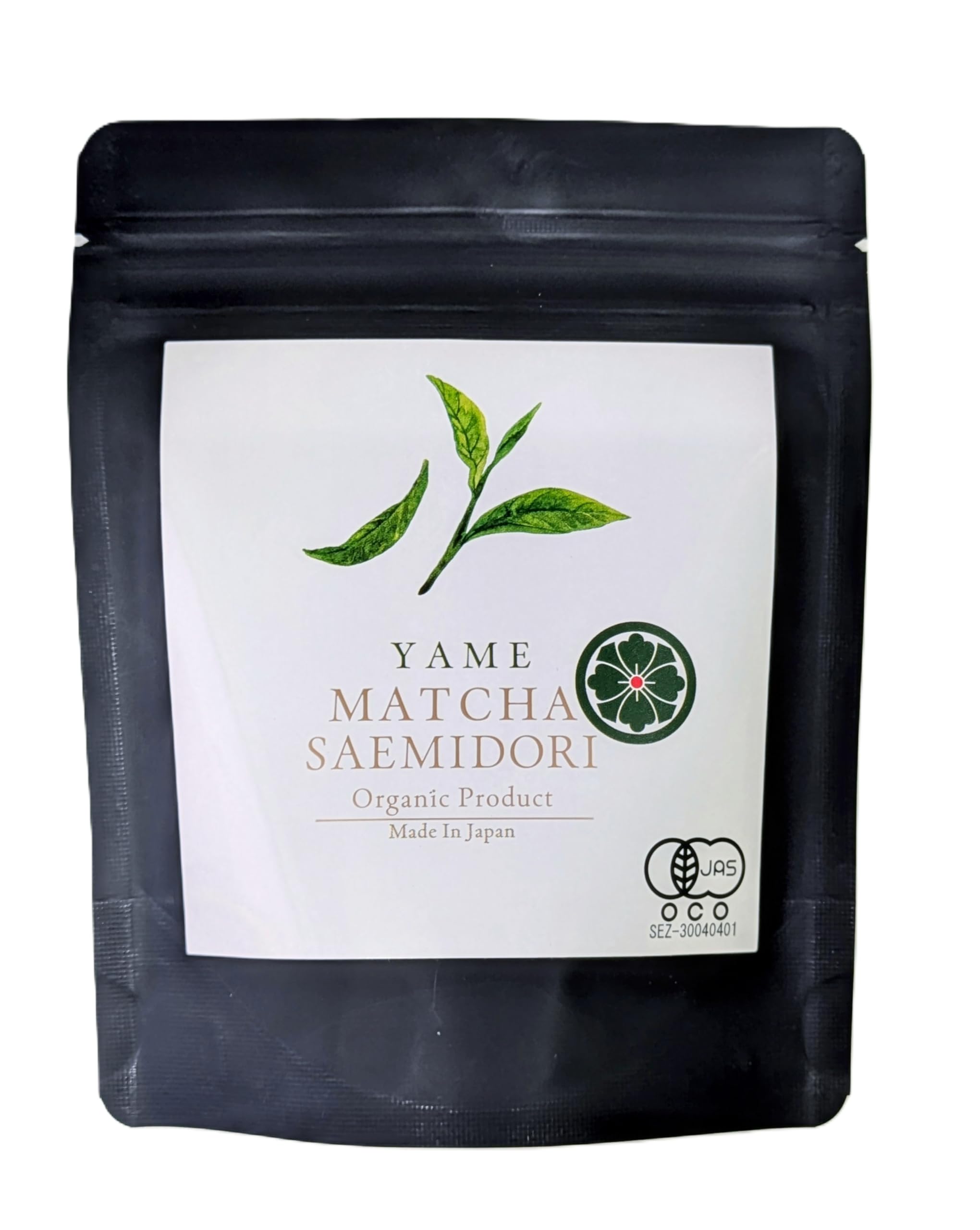 Organic JAS Certified Premium Matcha from Fukuoka Organic Matcha Yame 30g Yame, Prefecture, Saemidori,