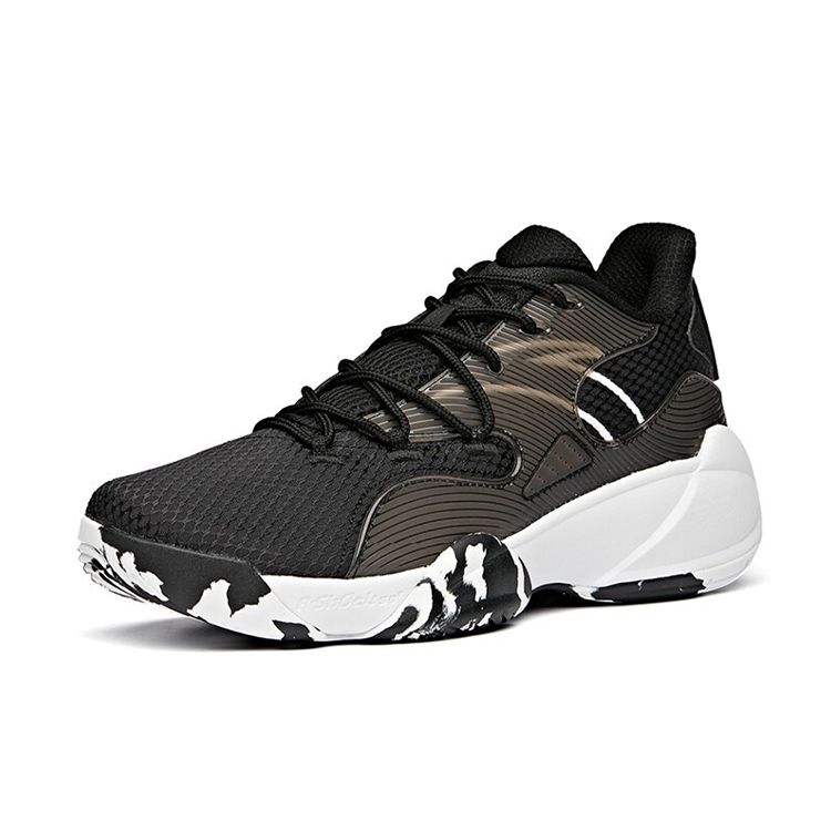 Anta Амортизирующие нескользящие прочные низкие баскетбольные кроссовки мужские кроссовки — фото 2