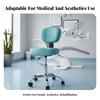 Scaun Asistent Medical Dentar Cu Suport pentru Trunchi Rotație 360 de Grade Scaun Profesional Design Ergonomic Bază Stabilă din Aluminiu