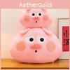 Süßes Schwein Plüschkissen mit superweichem Kurzplüsch für Mädchen, Heimdekoration und Geschenk