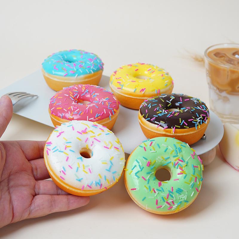 Simulation Donut Fake Cake Bread Model Dessert Baking Shop Display Props Ornament Baby Shower Wedding Party Dessert Decor