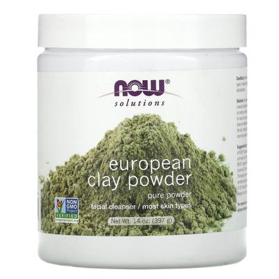 NOW Foods, Solutions, Pó de Argila Europeia, 14 oz (397 g)