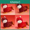 Red Crying Horse Plush Toy With Pp Cotton Filling For New Year Decor Gift For Men And Women