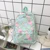 2023 New Cartoon Printed Backpack For Girls Korean Version Cute And Lightweight Nylon Material Breathable And Durable School Shoulder Bag