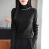 2026 Rhinestone High Neck Slim Fit Women's Knitwear Sweater - Chic Autumn Winter Base Layer