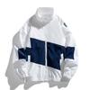 Chaqueta de moda a juego de colores para hombre, primavera y otoño, tendencia juvenil, atractiva, versátil, resistente al viento, transpirable, con cuello alto.