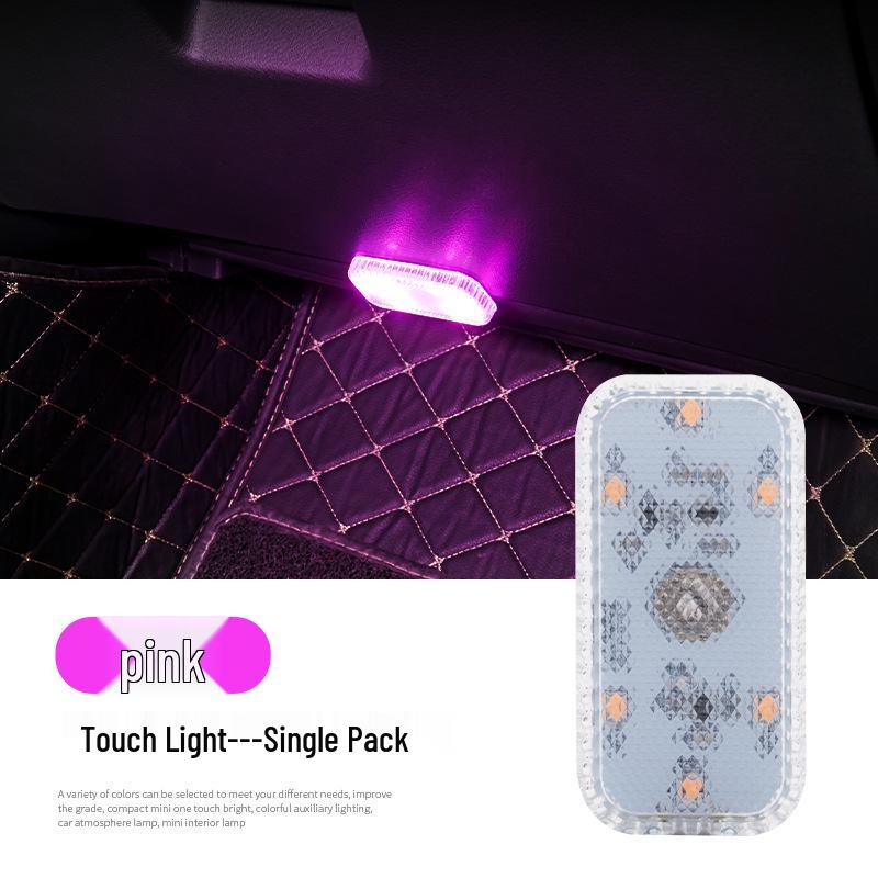 LED Wireless Rechargeable Car Atmosphere Touch Sensor Light