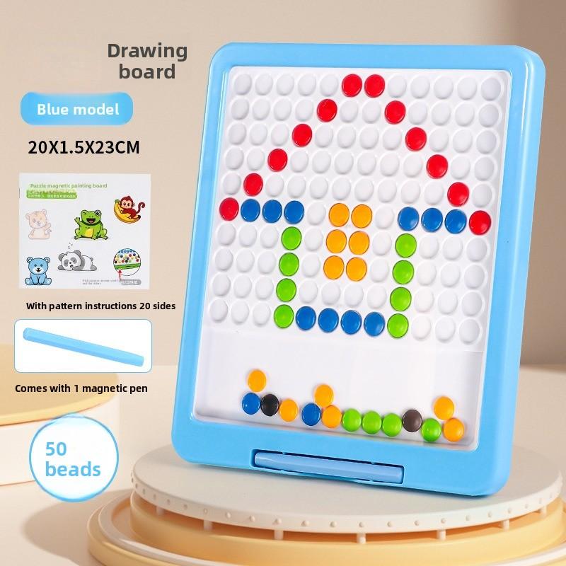 Non-Toxic Children'S Puzzle Toys Simple Drawing Board Writing Board Magnetic Pen Dribbling Early Education Toys Mini Drawing Toys Gifts
