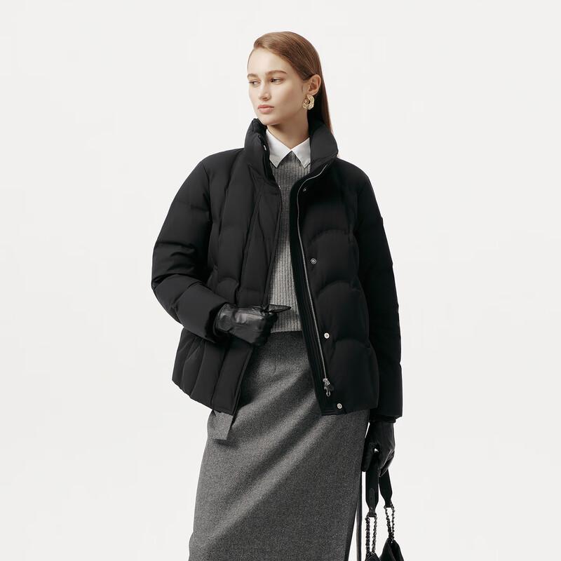 Tanboer Women's Short Stand Collar Goose Down Winter Coat 5520390A