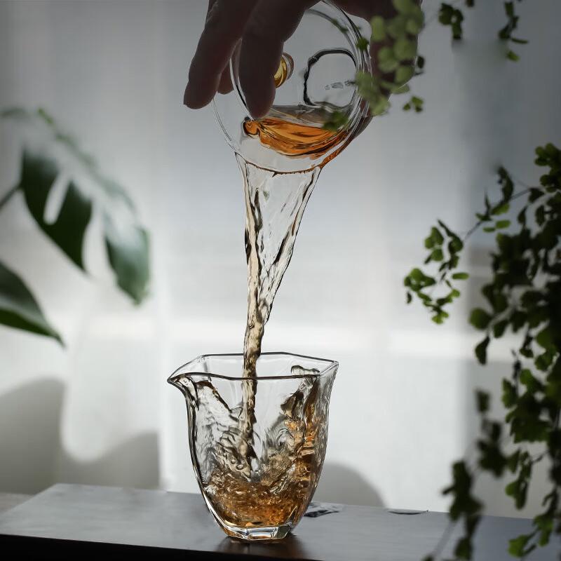 Diller Hexagonal Borosilicate Glass Gongdao Cup