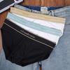 Platinum Macaron Men's U-Convex Low-Rise Cotton Briefs - Trendy and Comfortable Youth Underwear