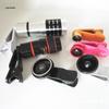 Universal Mobile Phone Clip-on Lens: 17mm Thread | Telescope, Wide-angle, Fisheye, Telephoto, Macro