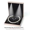 LED Light Jewelry Display Storage Box PU Leather Bracelet Ring Necklace Organizer  Wedding Gift