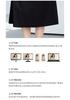 2026 Summer New Women's Waist Cinched Black Dress with Versatile Temperament, Slimming and High-end Women's Dress