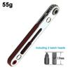 1PC Elbow Bidirectional Ratchet Screwdriver, Narrow Space Corner Right Angle Cross Groove Screwdriver Tool