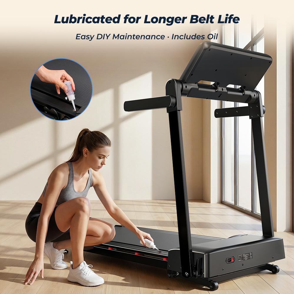 Walking Pad FT54 1–14 km/h Speed 0–15 Levels Incline 3 HP Peak Motor Power with App Compatibility