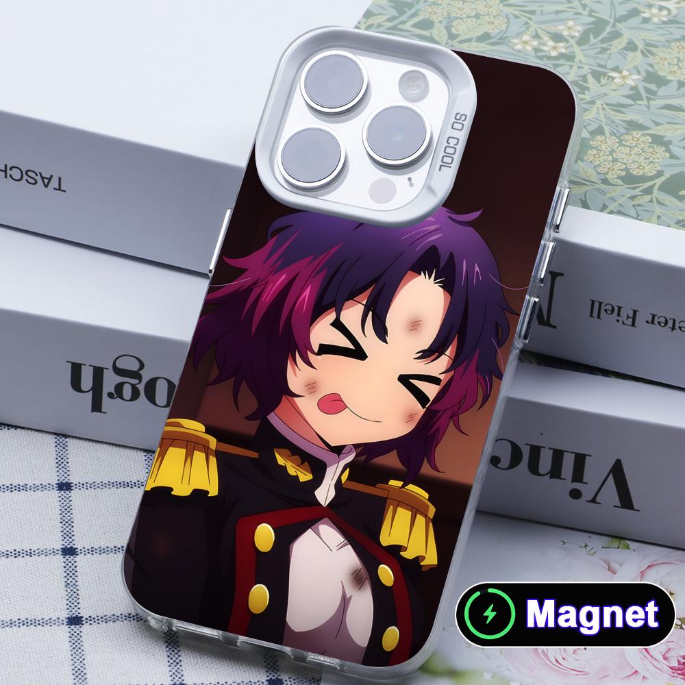 Mato seihei Yakumo Ezo White Translucent MagSafe Mobile Phone Case for iPhone 17 16 15 14 13 12 11 X XR XS Air Pro Max Plus