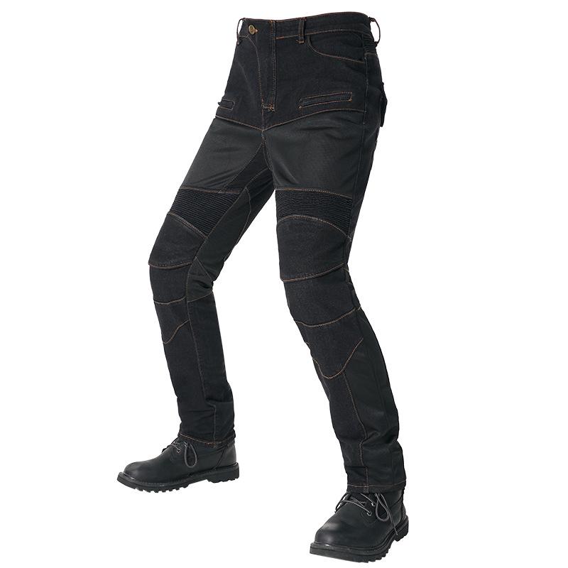 All-Season Motorcycle Riding Jeans with Protective Pads PK-719