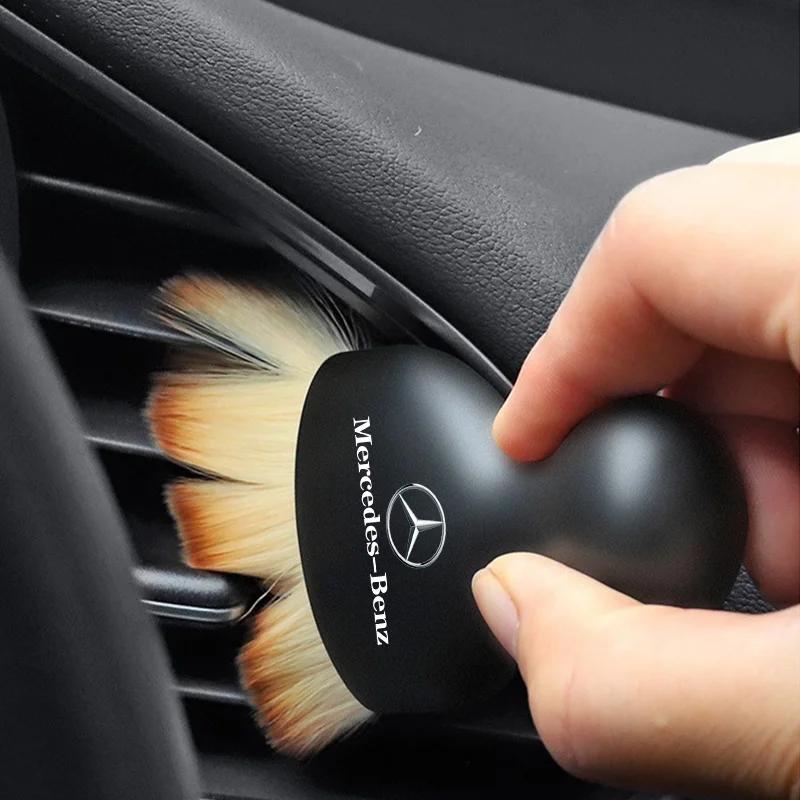 GLC GLB Car Air Vent Cleaning Soft Brush With Casing Clean Tool Dusting Crevice Brush Auto Interior For All Mercedes Benz AMG s