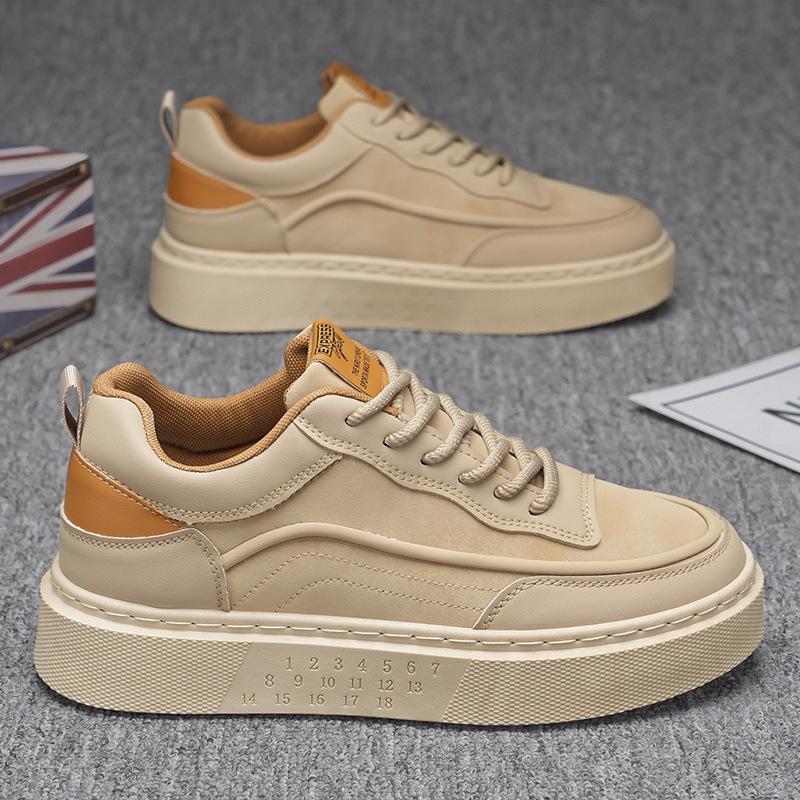 Herrenschuhe neu Frühling Sport Casual weiche Basisplatte Schuhe Herren Plateau rutschfest vielseitige Schuhe