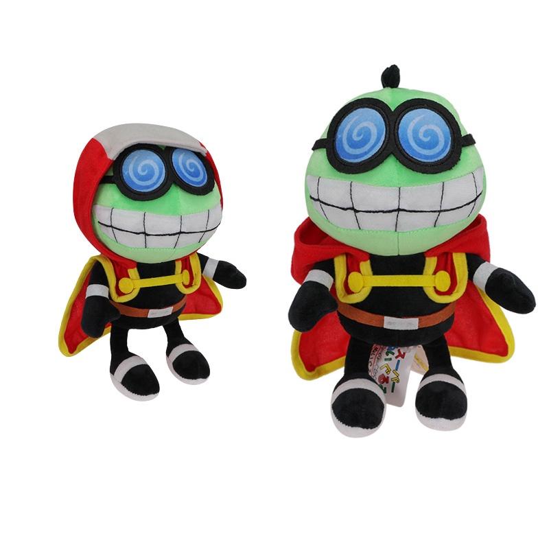 Mario Plüschtier mit Umhang Lustige und entzückende Stoffpuppe mit Brille