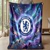 Chelsea FC Theme blanket Soft Flannel Blanket Plush Throw Blanket Cozy Sofa Bed Blanket for Home Decor