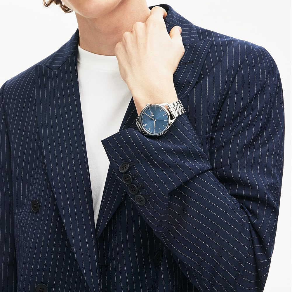 Lacoste Vienna 2011049 Men's Watch, Silver, Modern
