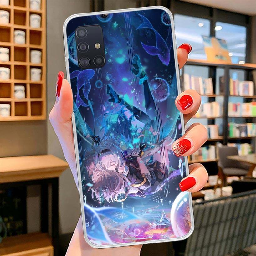 Honkai Star Rail Firefly Cover Phone Case For Samsung Galaxy A12 A22 A32 A52 A72 A02S Phone Case Note 20 Ultra 10 S10 Plus A51 A