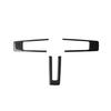 New Carbon Fiber Steering Wheel Panel Decor Trim Cover For Ford Mustang 2009-13