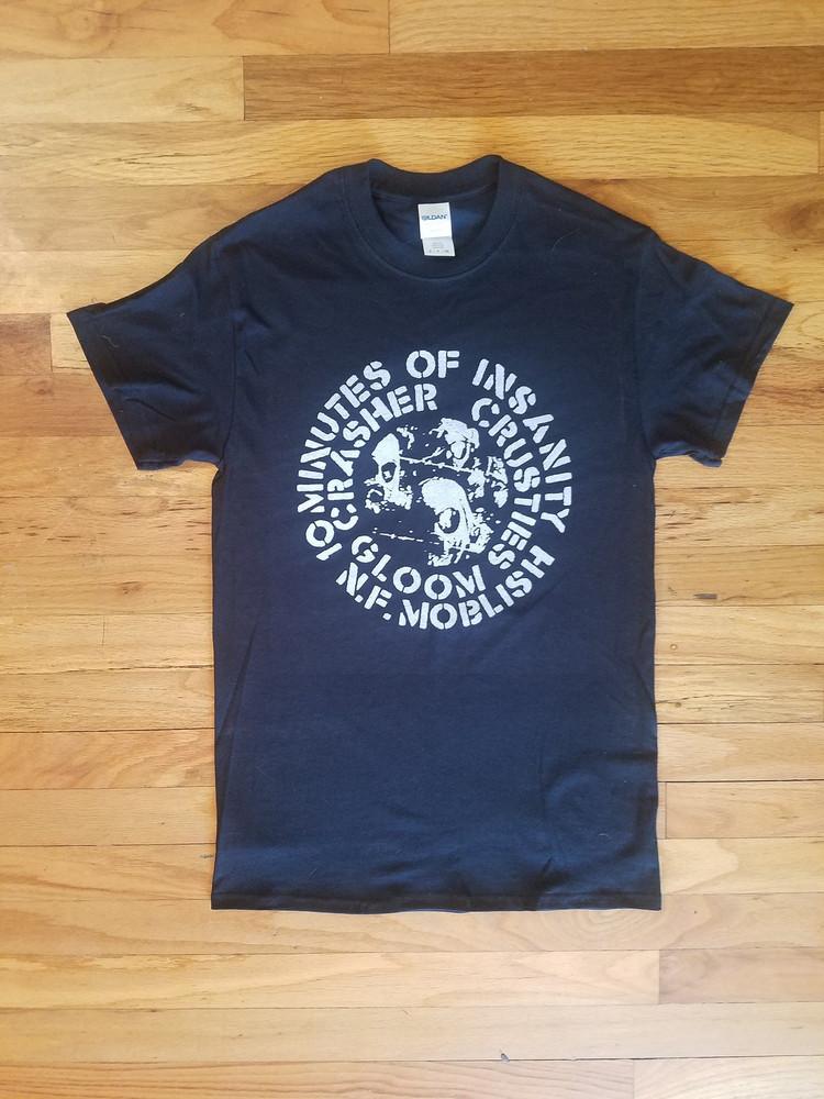 

Gloom 10 Minutes of Insanity Shirt gloom, gloom punk, punk shirt Unisex Tee XL