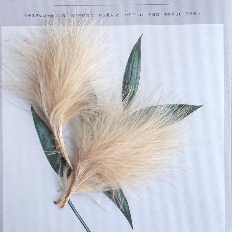 50Pcs Feather Turkey Hair Vascular Fleece, Dream Catcher Diy Corsage Earrings Headgear Hair Accessories Color Pendant Decorative Materials