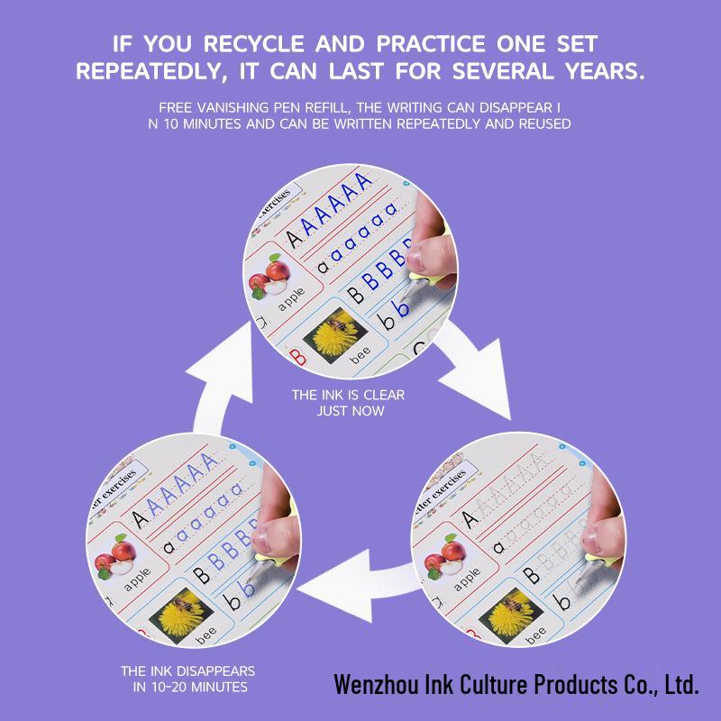 Cross-Border English Transition Calligraphy & Drawing Book for Elementary Students