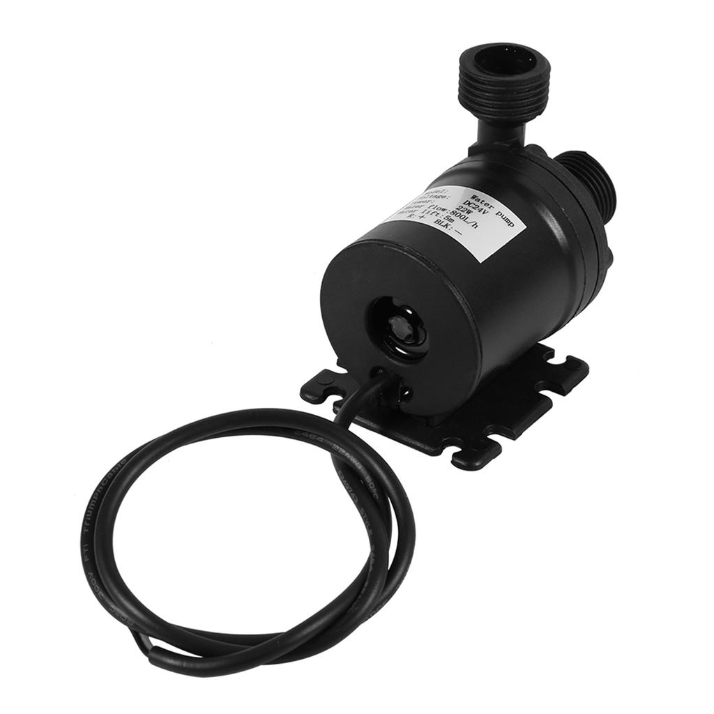 DC 24V Hot Water Circulation Pump Solar Energy Brushless Motor Aquarium Submersible 800L H 5M