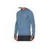 Under Armour Solid Color Logo Print Long Sleeve Hoodie Men Hoodies Blue 1289606-997