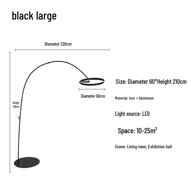 Nordic Minimalist Post-Modern Floor Lamp for Living Room - Creative Vertical Sofa Lighting with Luxury Design