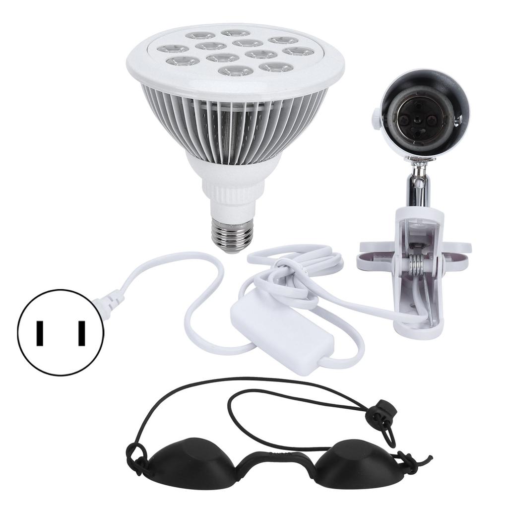 24W Blue Light Therapy Lamp Baby Jaundice Treatment Acne Spot Fade Skin Care Light  110‑240VUS Plug