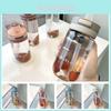 Elegant And Stylish Ins Wind Adult Pregnant Women's Simple Outdoor Sports Strap Straw High Temperature Resistant Plastic Cup Seal 500ml 650ml