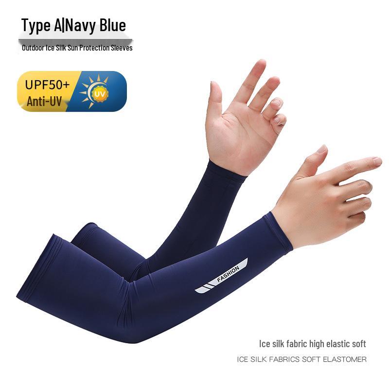 

Ice Silk Arm Sleeves for Sun Protection - Breathable, Thin, and Perfect for Driving, Cycling, Fishing, and Summer Sports. Medium