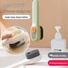 Multi-Function Soft-Bristled Shoe Cleaning Brush with Press-Type Liquid Dispenser - Gentle On Shoes