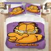 Garfield'S Adventures Comics Bedding 1 Duvet Cover 2 Pillowcase Without Core Bedding Set Christmas Birthday Gift Soft And Comfortable