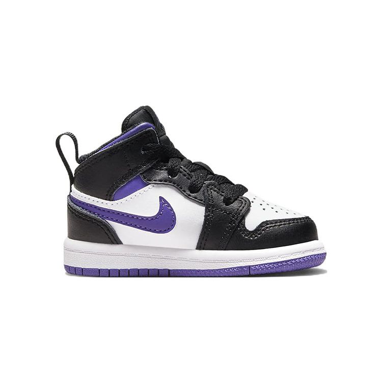 Air Jordan 1 Mid TD Dark Iris Black Purple White 640735-095