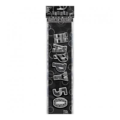 Happy 50th Birthday Banner